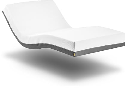 Ferlex Elion - Materasso singolo ortopedico viscoelastico articolato | Fresco e Igienico | Anallergico, Antiacari e Antibatterico (80x190)