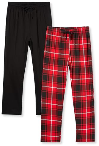 Pijama FM London para hombre paquete de 2 - Pantalones de pijama ligeros para hombre, ropa de dormir y ropa de dormir, Colori assortiti, XL