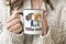 Greys Anatomy You Are My Person Anime Schwarzer Griff Becher Kaffee Tee Becher 330 ml Mug Cup Tasse