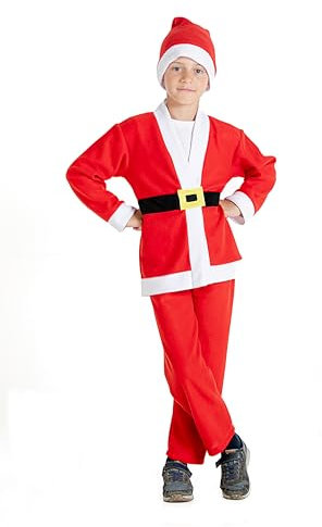 Ciao- Piccolo Babbo Natale costume travestimento bambino (Taglia unica 5-7 anni)