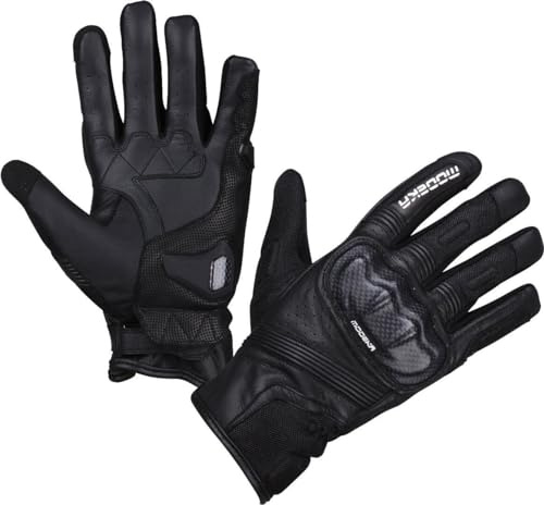 Modeka Miako Air Motorrad Handschuhe, schwarz, 9