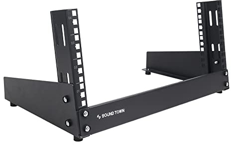 Sound Town 4U ST2PF-4LW Desktop-Rack, 2-polig, für Audio/Video, Netzwerk-Switch, Router, Patchpanel