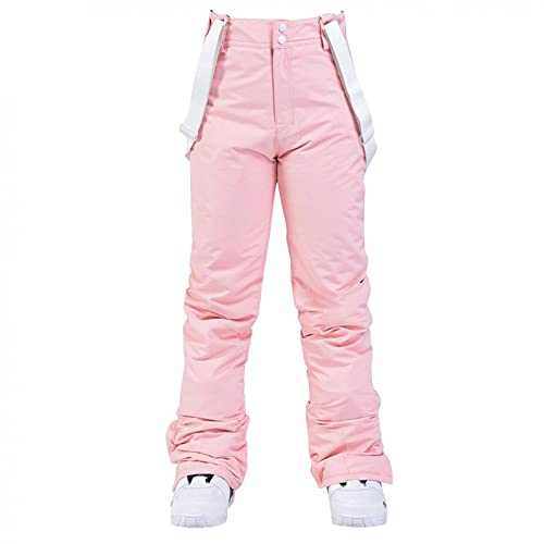 SGSD Winter Skihose/Schneehose/Snowboardhose Winddicht Thermohose-Wanderhose Outdoor Winterhose-Softshellhose-Outdoorhosen-Thermohose-Skihose,Trekkinghose,Schneehosen - Jagdhose-Herren,Damen, Rosa, M