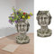 Cepewa Pflanztopf Kopf Frau │ Magnesia 23x34x22cm grau Büste │ Blumentopf Pflanzgefäß Topf Übertopf (1 x Pflanztopf Frauenkopf 34cm)