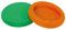 Nobby 61553 Silikon Dosendeckel grün + orange; 2 Stück, Ø 11,5 cm