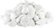 Virsus Ciottoli in marmo bianco carrara, sacca da 25kg, sassi con angoli arrotondati per decorazione ornamento giardino, pietre naturali per Vaso fiori, acquario, Varie Misure (Diametro 25-40 mm)