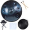 FYLZW 9 10 12 Noten Handpan Drum Instrument, Handpan Drum In D Minor, 432 Hz Stahlhandtrommel Mit Soft Handpan Bag, 2 Handpan Mallets, Handpan Stand, Für Klangheilung, Persönliche Meditation