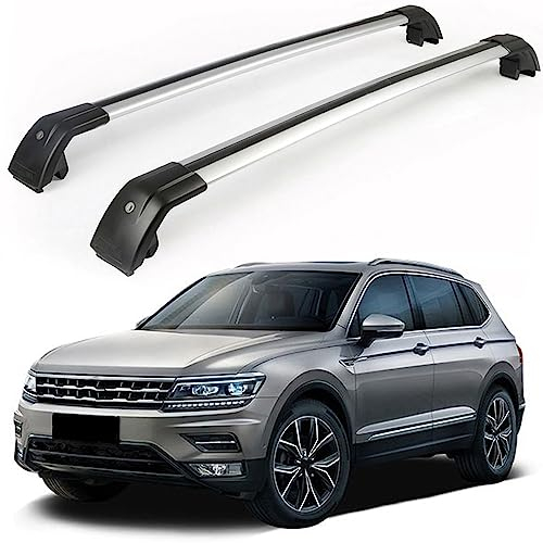 WEMAK Aluminium Auto Dachträger für Tiguan 2017-2023 Querträger Dachträger Gepäckträger Auto Zubehör