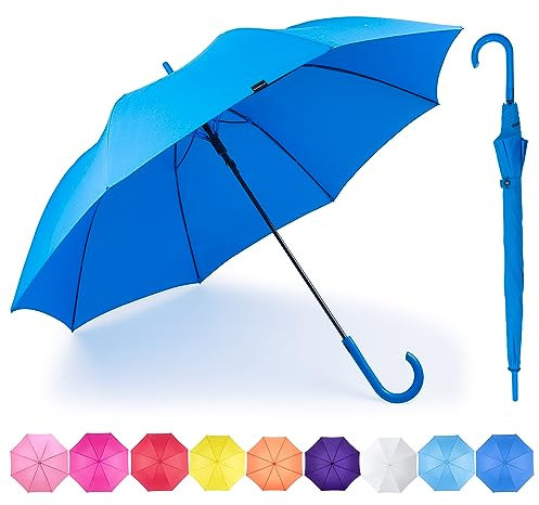 BP SUNNY Ombrello Donna Elegante e Resistente - Apertura Automatica con un Solo Tocco, Leggero, Protezione UV UPF 50+, Lunghezza 89 cm, Lunghezza Dell'arco 130 cm, Peso 450 g