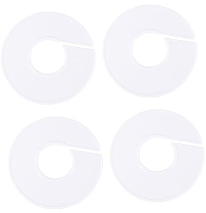 Garneck 10 Stück Kleidergrößenschnallen Runde Kleidergrößenteiler Für Bekleidung Kunststoff Weiß Langlebig Für Kleiderschränke Und Babybekleidung Selbstgemacht Zubehör