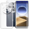 BUNAL Coque pour Oppo Find X7 Ultra (6.82) + Verre Trempé(2 Pièces), Case Protection Résistant Aux Chutes et Silicone Souple Housse Anti-Rayures + Film Protecteur - Transparent