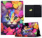 Funda para iPad 9,7 Pulgadas 6.ª/5.ª Generación 2018 2017, Funda Protectora Patrón de Color con Función de Auto-Reposo/Activación para iPad 9,7/iPad Air 2/iPad Air 1, Rosa y Gato