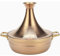 BESTXH Marmite à Tajine Marocaine, Acier Inoxydable 304 Pot à Tajine AntiadhéSif, avec Couvercle Fermé en Forme De CôNe, Grande CuisinièRe Marocaine Pot De CuisinièRe Fait à La Main,Rose Gold,32cm