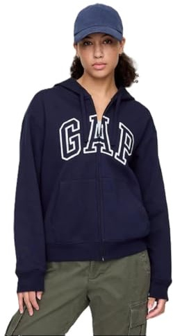 Gap Kapuzenpullover mit Logo für Damen, durchgehendem Reißverschluss