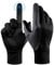 FanVince Handschuhe Herren Touchscreen Winterhandschuhe Winter Gloves Sporthandschuhe Damen Dünne Warme Laufen Fahrrad Fahrradhandschuhe Schwarz-Grau Groß