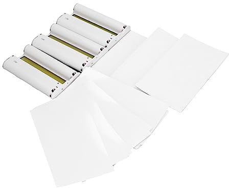 KP 108in 3pcs Farbtintenpatronen 108pcs 4 x 6in Fotopapier für Selphy CP1300 CP1500 CP1200 CP1000 Wireless Mobile Druckfärbetechnologie Schnell trocknende wasserdichte