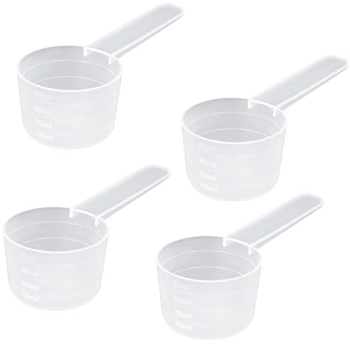 4pcs Measuring Cups 40g Spoons for Measuring Food Scoop for Powder for Protein Creatine Liquids Cooking Fitness Kitchen