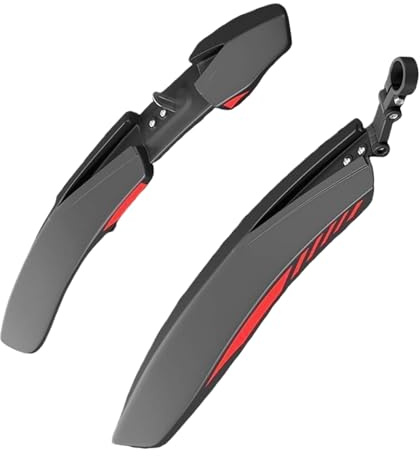 Generisch Fahrrad Schutzblech Set, 24 26 27,5 Zoll Vorder Hinterrad Schutzbleche, Universelle Schnelle Steckschutzblech, Für Mountainbike Renn Citybike