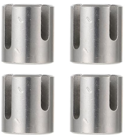 Drahtseilklemme Edelstahl Silber Kreuzverbinder 4 Stück