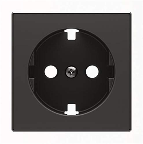 Niessen 8588.9 Tapa SCHUKO NS, Negro Soft
