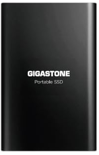 Gigastone 500GB Portable SSD External SSD USB 3.1 Type C Gen.2 Read Speed up to 550MB/s, 3D NAND Mobile Solid State Drive for PS4, Mac, PC, Laptop, Xbox One and Smart TV, Compatoble with Windows Linux