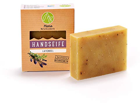 Mara Handseife Lavendel, Naturkosmetik, vegan, Bio-Naturseife, handgemacht, Körperpflege, 1x90g