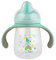 Tigex taza para sorber | Taza para niños a prueba de fugas | 260 ml | Asas desmontables | Tapa protectora fija | Azul