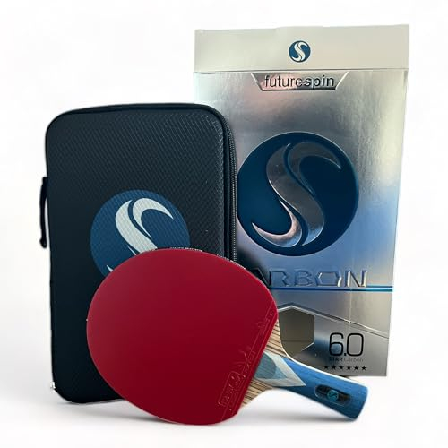 futurespin Tischtennisschläger Carbon *inklusive Schlägerhülle*