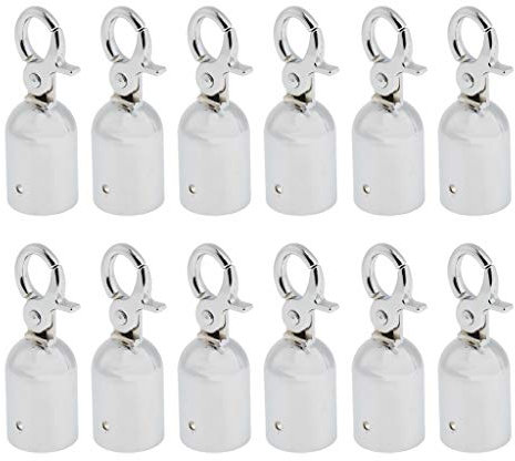 Endstück des Seil-Stopfenverschlusses 7,6 cm Länge Durchmesser 25 mm Innen 12 Stück