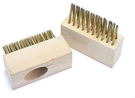 tooloflife (Brush Heads*2pcs) Replacement Heads for Angled Paving Brush and Wire Broom, Spare Heads for Weed Brush, for Patio, Block Paving, Driveway, Wire Bristles, Long Handle Weed Brush