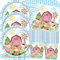 60 Pcs Bauernhof Party Geschirr, Dekoration Bauernhof Geburtstag, 20 Nutztiere Servietten und 20 Pappteller Geburtstag Geschirr Kit, Geburtstag Deko party 20 Persone