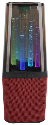 Altoparlante senza fili con porta USB AUX per desktop (rosso)