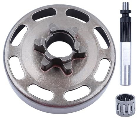 Chainsaw 3/8-6T Clutch Drum Sprocket Oil Pump Piston Assy for Husqvarna 135 140 E-Seris Replacement Part Garden Tools