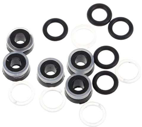 CHICAMPERA Hydraulischer Dichtungssatz Für Wagenheber 5 Stück Öldichtungen Ersatz Für Bodenbuchsen Reparatur Ölversiegelung Kit Für 2–3 Tonnen Hydraulikheber