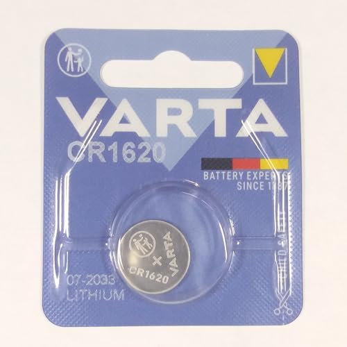 Varta 6620112401 – Lithium Battery (CR-1620, 3V) Silver Colour