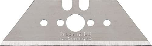 kwb Trapezklingen für Teppichmesser (6 Stück, Extrem Scharf, 60 x 19 x 0 5mm, in praktischer Spenderbox)