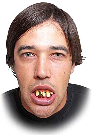 EuroCarnavales Dentier Dent en Or