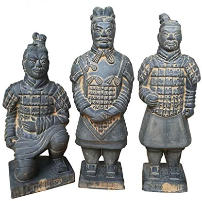 Terracotta Warriors Statues, Chine Dynastie Qin Terracotta Warriors Sculpture Home Display Table Display