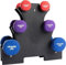 Kurzhanteln Set - VirtuFit Hantelset mit Ständer - Kurzhantel Rack - 7 KG - 6 Hanteln - Gewichte für Frauen und Fitness