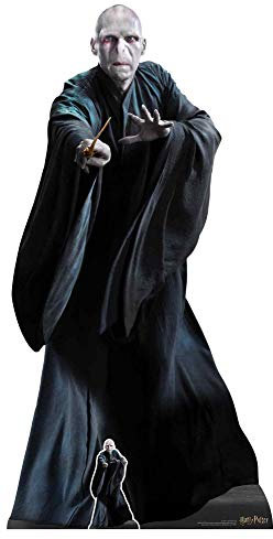 STAR CUTOUTS Lord Voldemort SC1481 Pappaufsteller Perfect for Fans, Lebensgröße, Harry Potter, Party-Thema, Höhe 184 cm, solide, normal