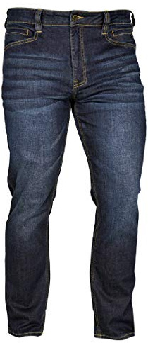 LA Police Gear Herren Terrain Flex Taktische Jeans, Bequeme Stretch Denim Jeans für Herren, EDC Stretch Bund Jeans