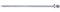 fischer - Vis de charpente Power-Fast 8,0x80, tête disque, empreinte TX, zingué blanc, filetage partiel/Boite de 50