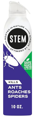 STEM Kills Ants, Roaches And Spiders: Plant-Based Active Ingredient Bug Spray, Botanical Insecticide For Indoor And Outdoor Use; 10 fl oz (Pack Of 1)