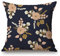 Throw Pillow Cover Gold Rosa Blush Noisette Modern Rose Floral Pattern Flower Drawn Decorative Pillow Case Funny Home Decor Square 18 x 18 Inch Cushion Pillowcase