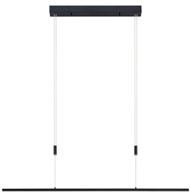 Lucande LED Stakato dimmbar (Modern) in Schwarz aus Metall (6 flammig,) Wohnzimmerleuchte