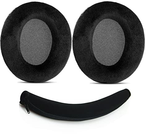 TaiZiChangQin Ohrpolster Kissen Ohrpolster Stirnband Abdeckungen Kompatibel mit Shure SRH940 SRH750DJ SRH440 SRH240A SRH840 SRH1840 Kopfhörer