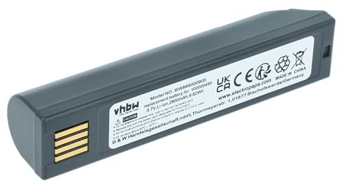 vhbw Akku Ersatz für Honeywell 013283, 100006732, 50121527-002, 100000495 für Barcodescanner POS (2600 mAh, 3,7 V, Li-Ion)
