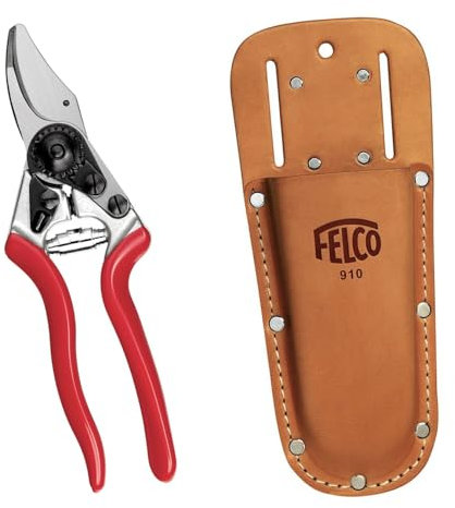 FELCO Model 6 secateurs - Compact Pruning Shears with Felco Leather Holster