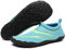 Mishansha Badeschuhe Herren Wasserschuhe Damen Schwimmschuhe Aquaschuhe Strandschuhe Barfußschuhe Neoprenschuhe Schnell Trocknend Surfschuhe mit Breiter Zehenbox Eisblau EU Gr.39