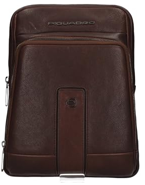 Piquadro Carl 11' Tablet Crossbody Bag M Dark Brown
